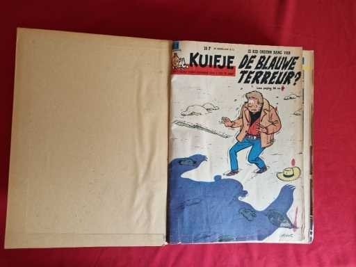 Kuifje (magazine) - 1961 en 1963 compleet. Ingebonden in 4 boeken - 105 週刊雜誌 - 第一版 - 1961/1963