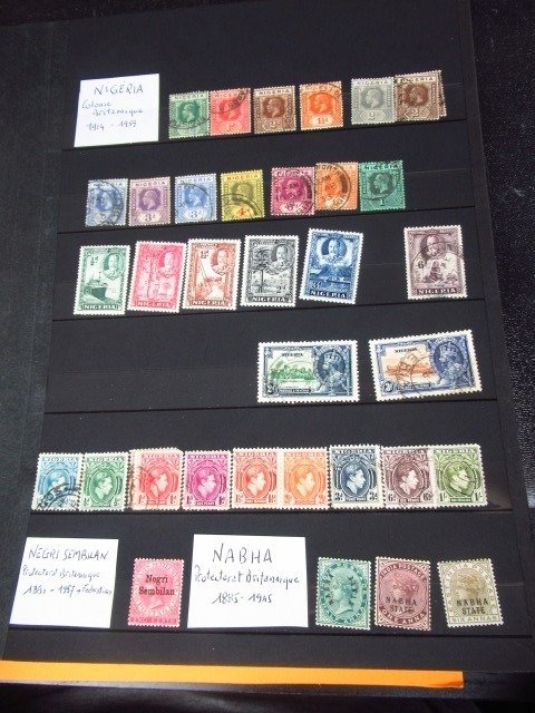 engelsk koloni  - Inkludert New Zealand, frimerkesamling