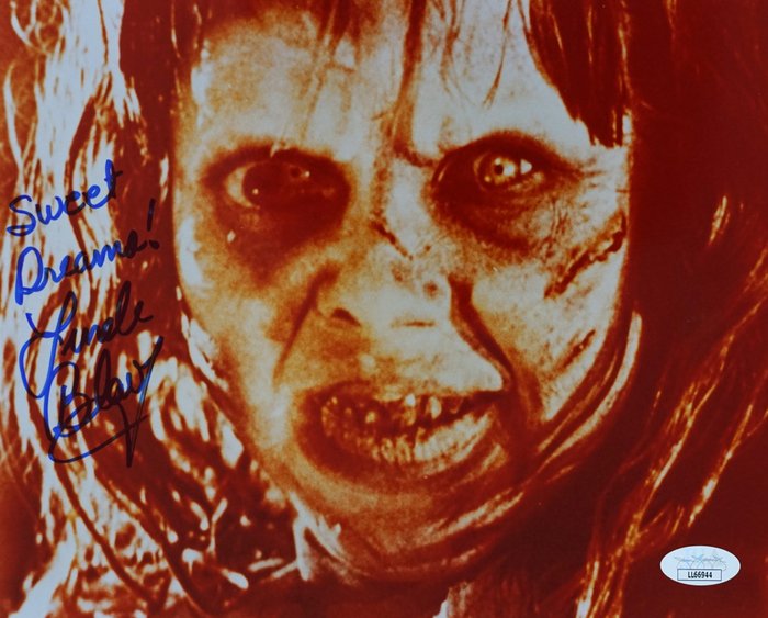 The Exorcist - Linda Blair (Regan) Signed With COA of JSA, added "Sweet Dreams"