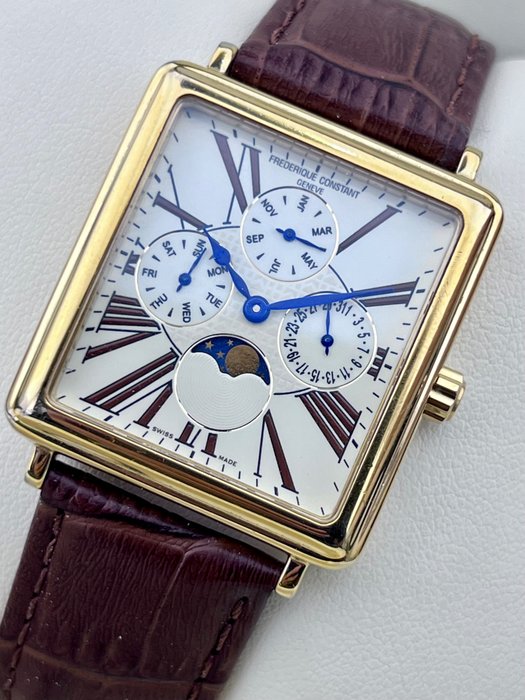 Frédérique Constant - NO RESERVE PRICE - Classic Carre/Moonphase - Full-Set - 沒有保留價 - FC265X3C5/6 - 男士 - 2011至今