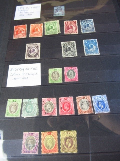 engelsk koloni  - Herunder Natal, frimærkesamling