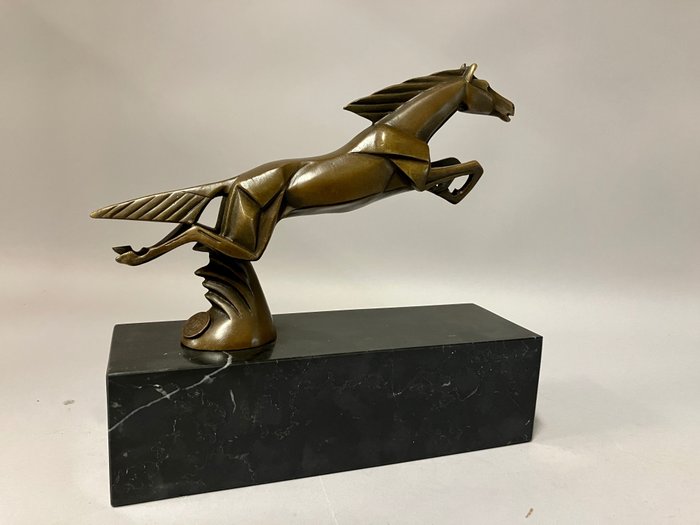 雕刻, Paard - Modernisme - 21 cm - 青銅色