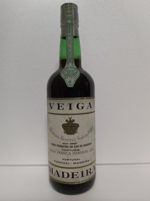1940 Solera - Veiga França, Madeira half-sweet - Madeira - 1 Botella (0,75 L)