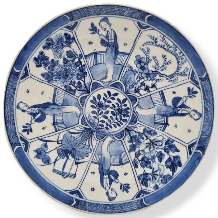 Marked 'Long Eliza' Dish - Tallerken - Porselen