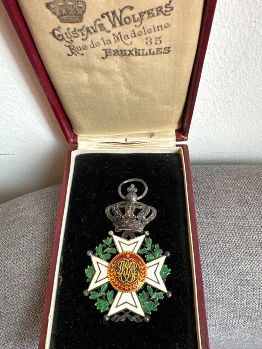 Belgia - Medal - Médaille de chevalier de l’ordre de léopold II