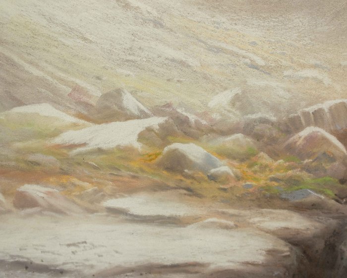 Frederick T. Sibley (1837-1912) - Scena invernale nel Galles del Nord