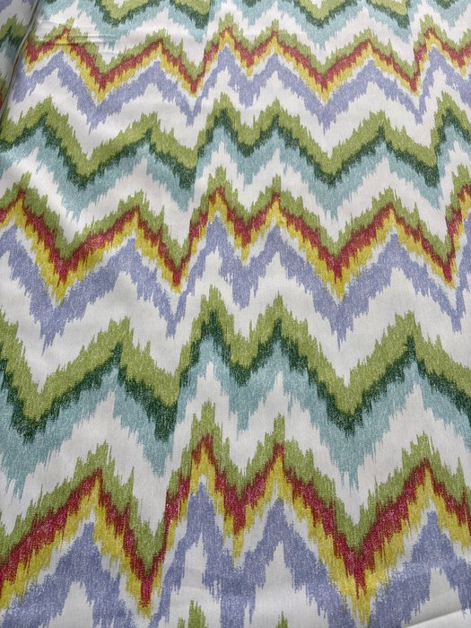 數位印花棉緞獨家米索尼風格設計 - 室內裝潢織物  - 300 cm - 280 cm