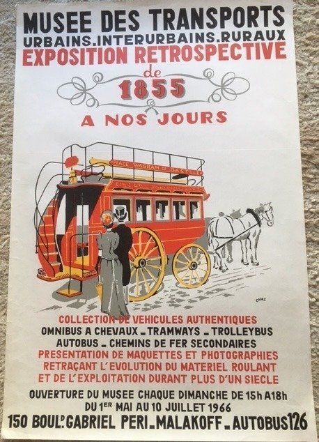 Chaz - Musee des Transports Urbains, Interurbains et Ruraux - década de 1960