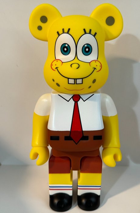 Bearbrick 400% Medicom Toy “SpongeBob” - 玩具人偶 - PVC