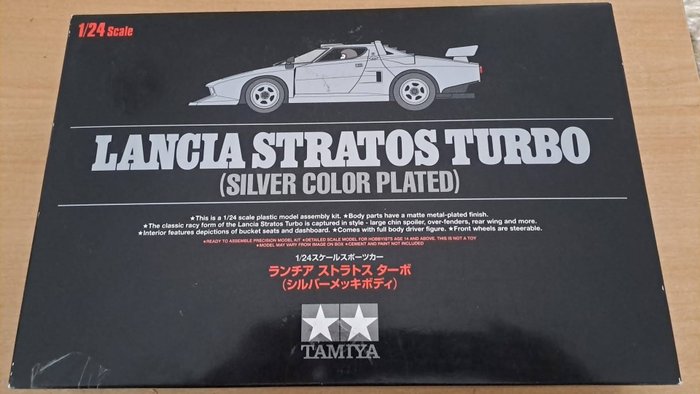 Tamiya 1:24 - Modellbausatz - Lancia Stratos Turbo Silber