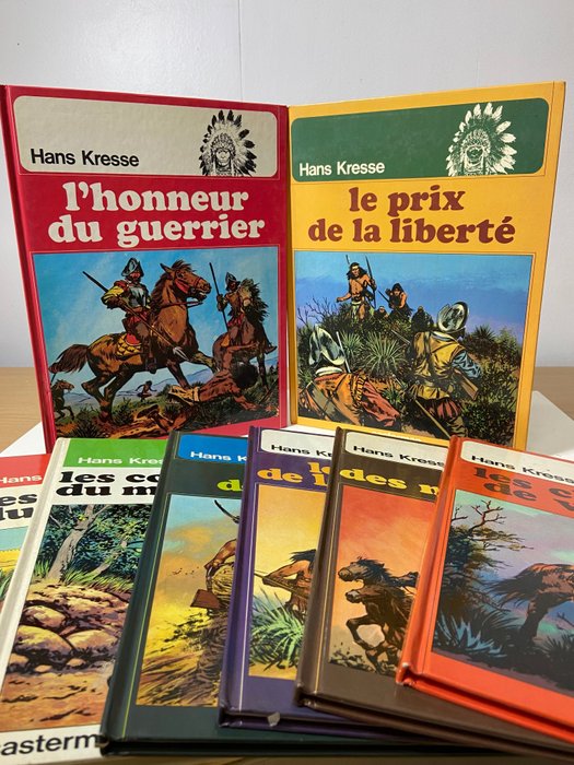 Les Peaux-rouges T1 à T9 - 9x C - Série complète - 9 專輯 - 第一版 - 1974/1982