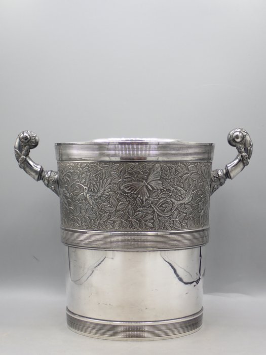 Meriden Silver Plate Co. - Răcitor de vin -  Frigider pentru șampanie Art Nouveau - Placat cu argint