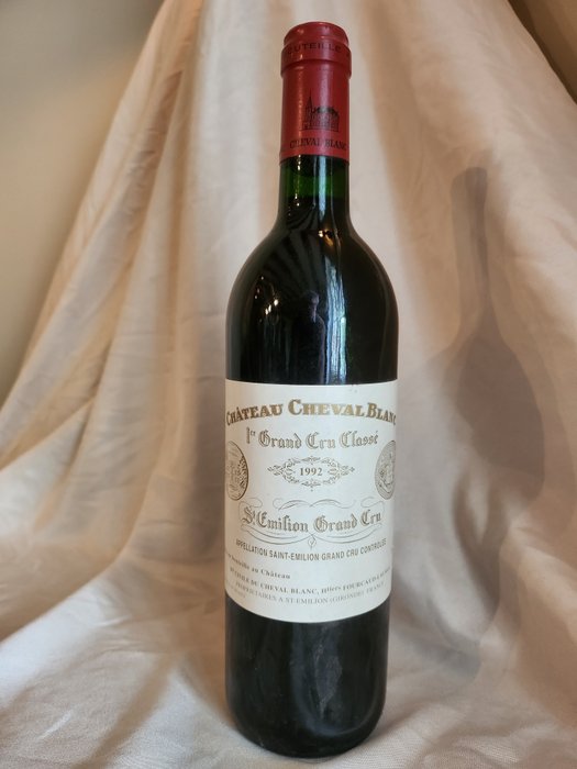 1992 Chateau Cheval Blanc - 聖埃美隆 1er Grand Cru Classé A - 1 Bottle (0.75L)