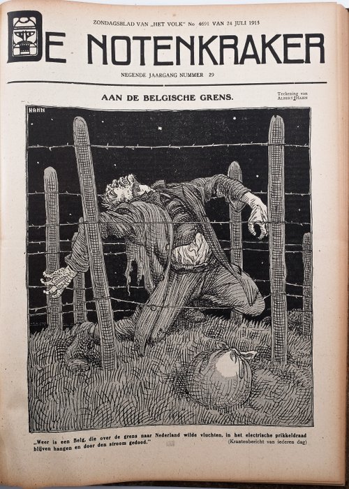 De Notenkraker 1-10 - Eerste 10 jaargangen - Satire door Albert Hahn en Leendert Jordaan - 1907-1916