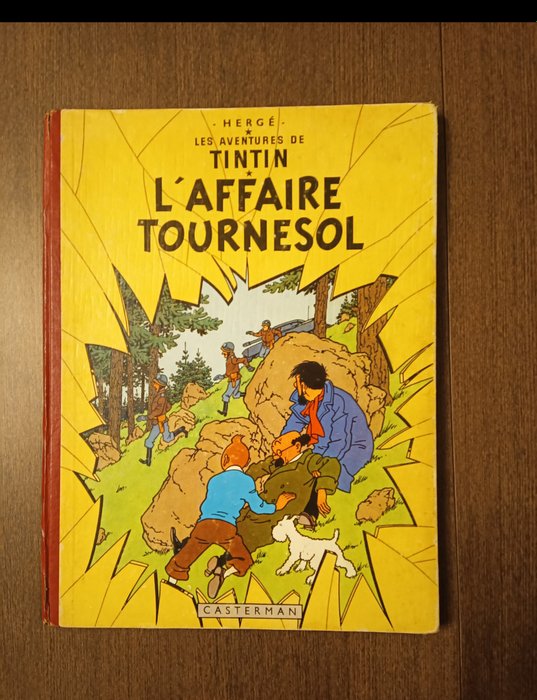Tintin - L'Affaire Tournesol - (B20) - C - 1 Album - 比利时初版 - 1956