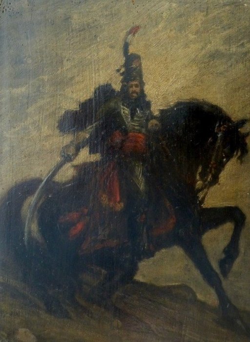Entourage de Piotr Michalowski (XIX) - Cavalier de la garde impériale