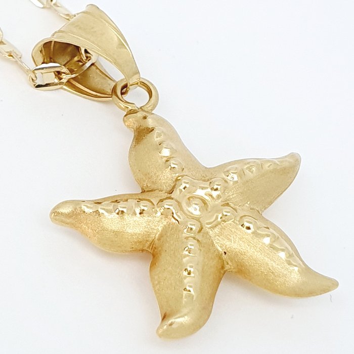Necklace with pendant - 18 kt. Yellow gold