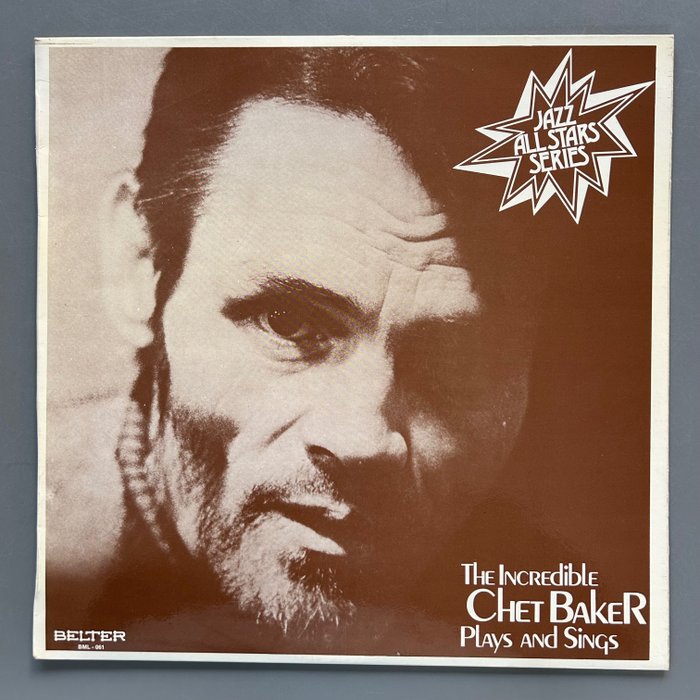 Chet Baker - The Incredible Chet Baker Plays and Sings (1st Spanish!) - Enskild vinylskiva - Första pressning - 1978