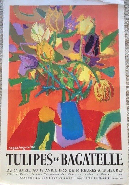 Roger Bezombes - Les Tulipes de Bagatelle - 1960s