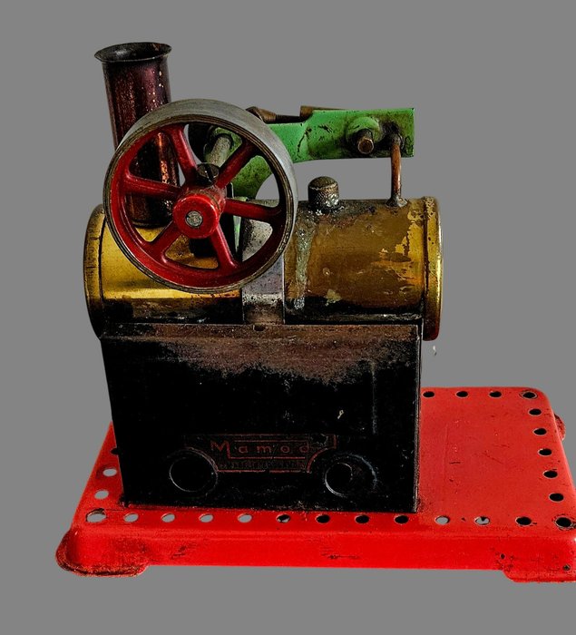 Mamod  - 玩具汽車 machine à vapeur  steam engine - 1950-1960 - 英國