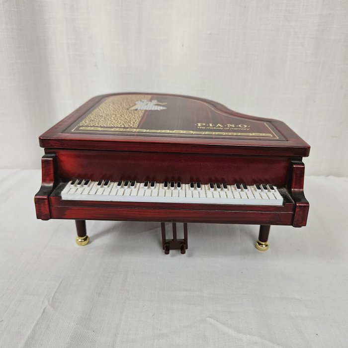 In de vorm van een piano met muziekdoos - Guarda-joias - Plástico