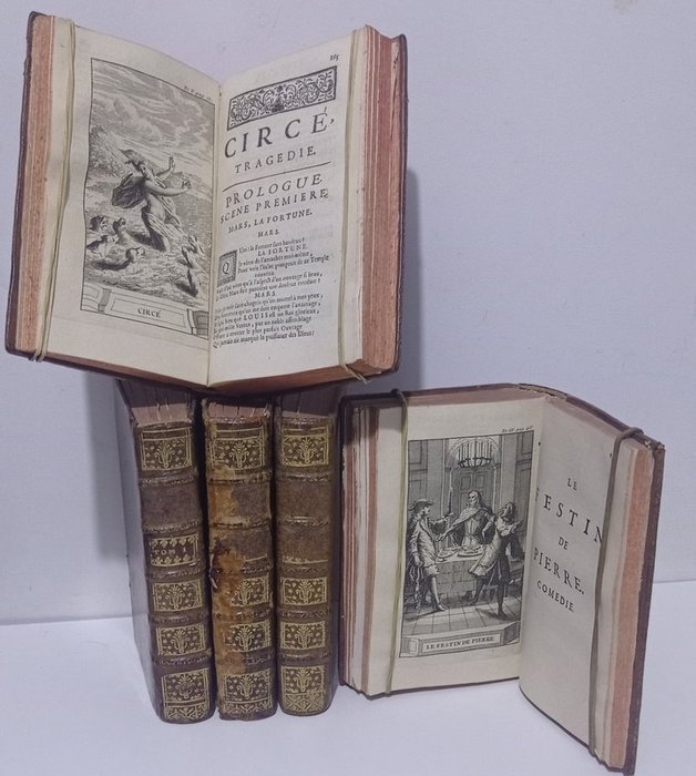 Thomas Corneille - Poèmes dramatiques de T. Corneille, enrichie de figures en taille-douce - 1722