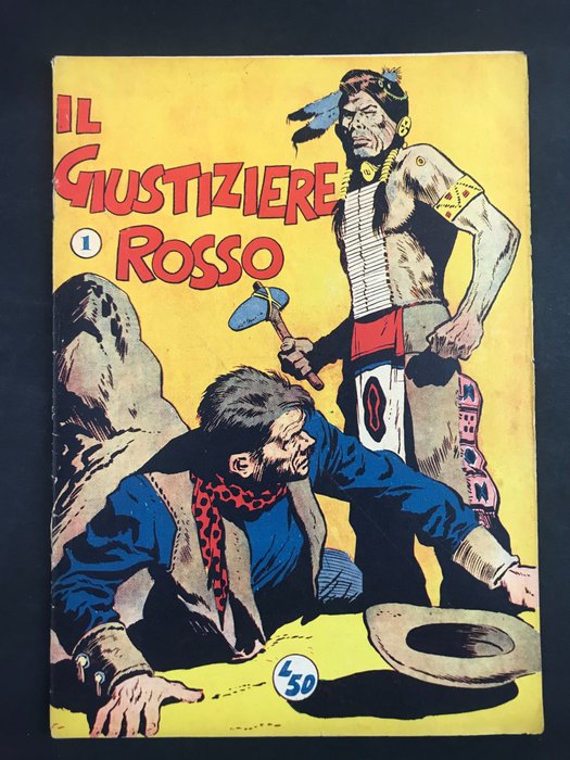 Za-La-Mort - Il Giustiziere Rosso - 1 Comic - Første udgave - 1956