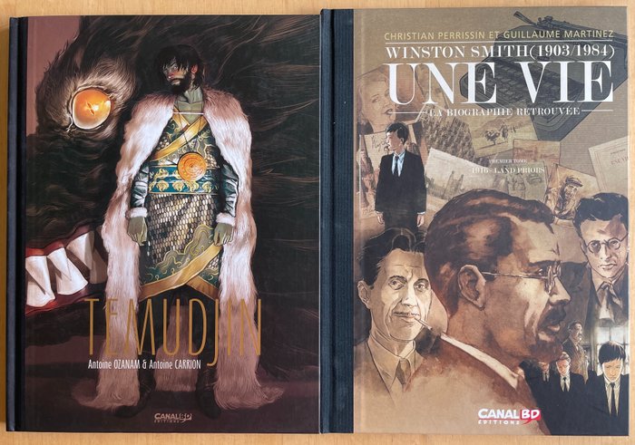 Éditions Canal BD - Temudjin + Ue vie - 2 Albums - Begrænset udgave - 2013/2015