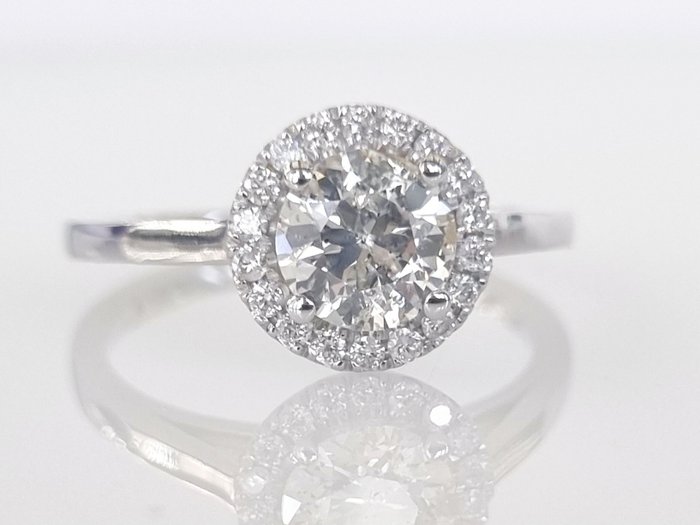 14 karat Hvidguld - Ring - 1.20 ct Diamant