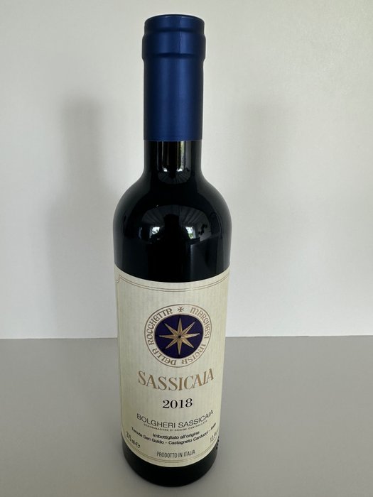2018 Tenuta San Guido, Sassicaia - Bolgheri - 1 Media botella (0.375 L)