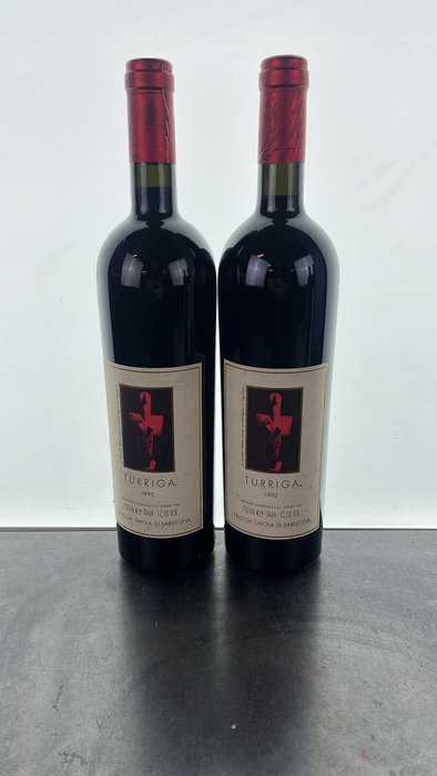1992 Argiolas, Turriga - 撒丁岛 - 2 Bottles (0.75L)