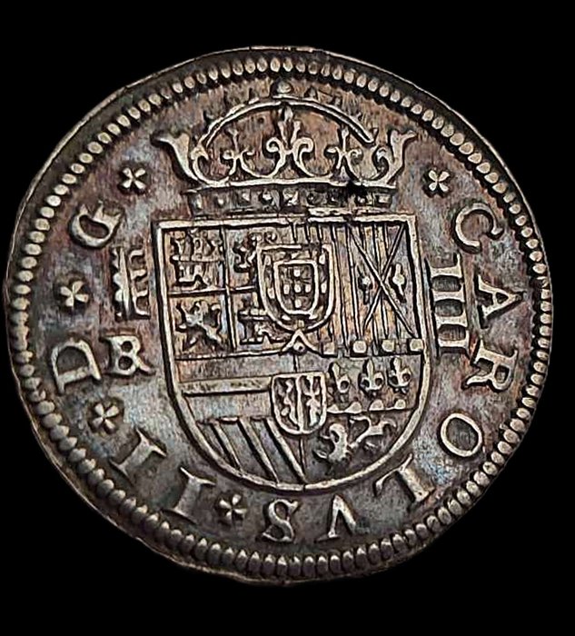 España. Carlos II (1665-1700). 4 Reales 1683 Segovia BR