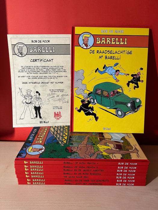 Barelli 1 t/m 10 - Integraal met certificaat - 500 exx. - 10 Album - Περιορισμένη και αριθμημένη έκδοση