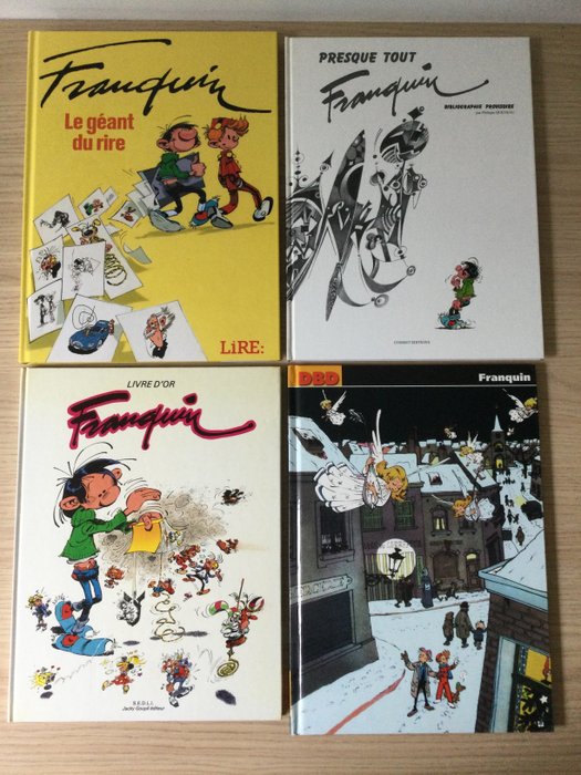 Franquin - 4x C - 4 Album - 第一版 - 1982/2015