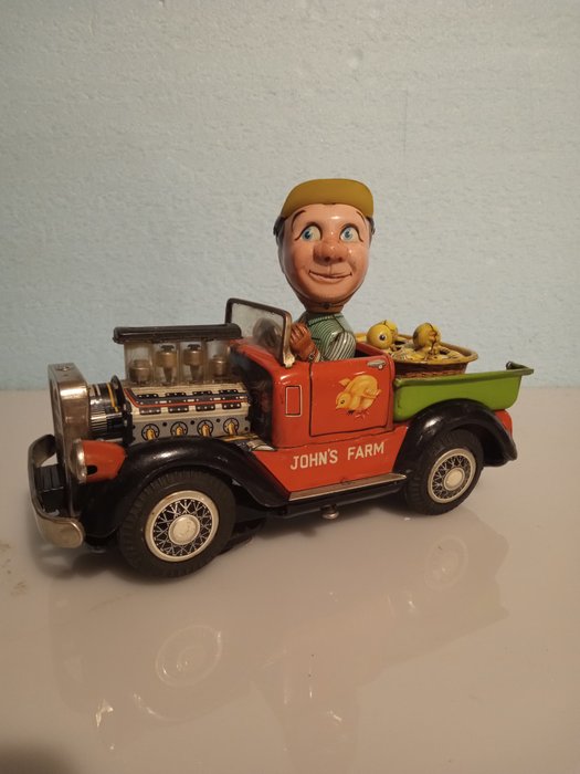 野村玩具  - 锡制玩具车 John's Farm - 1950-1960 - 日本