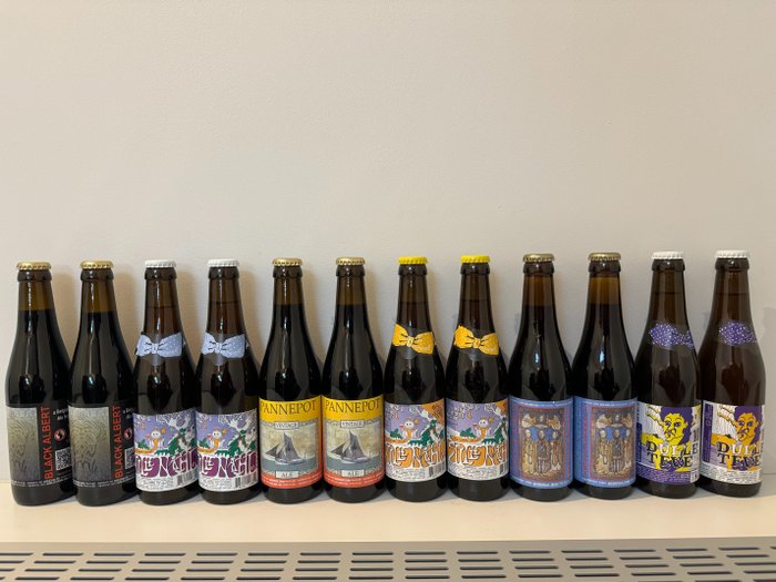 Struise Brouwers & Dolle Brouwers - Diverse Ales - zie beschrijving - 33cl -  12 flessen 