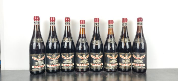 1964 Giordano - 巴罗洛 - 8 Bottles (0.72L)