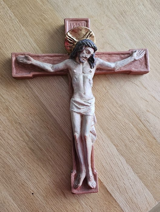 老式 十字架 - Terracotta - 1970-1980 