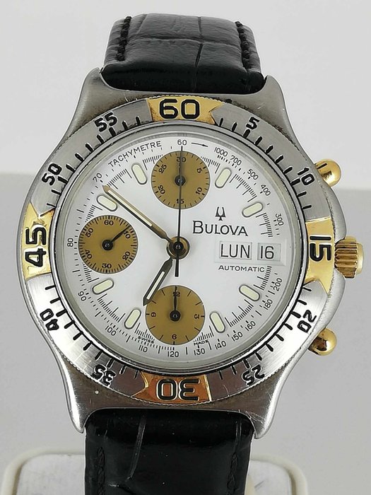 Bulova - Day/Date panda style Dial - 5649 - Homme - 1990-1999