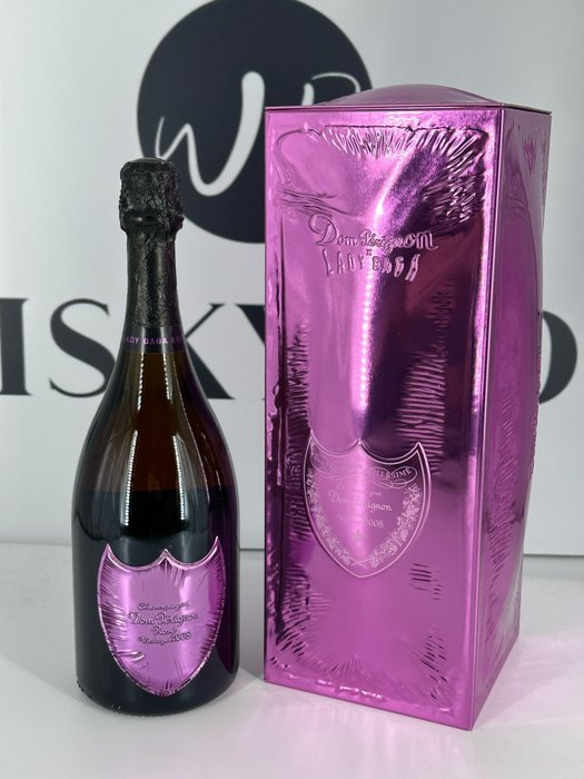 2008 Dom Pérignon, Lady Gaga Edition (2023 release) - Szampan Rosé - 1 Butelka (0,75 l)