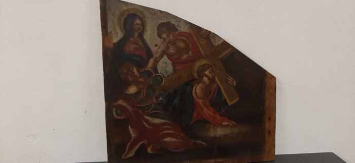 Scuola Italiana (XVIII-XIX) - Cristo porta croce