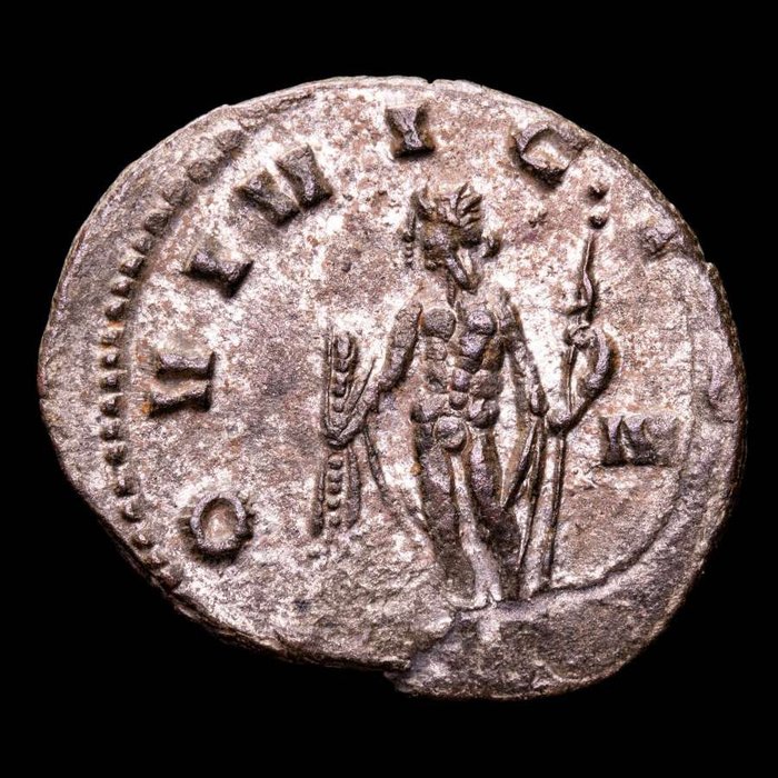 Império Romano. Cláudio Gótico (268-270 d.C.). Silvered Antoninianus Rome mint. IOVI VICTORI  (Sem preço de reserva)