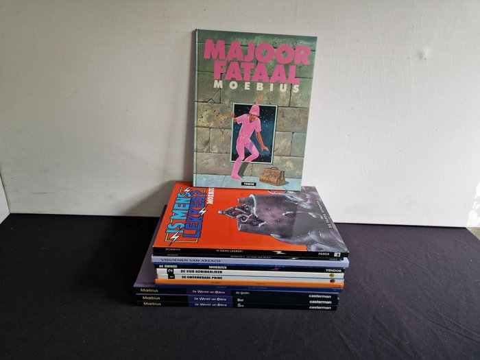 Moebius - Majoor Fataal en 11 andere albums van Moebius - 12 Album - Primera edición - 1974/2004