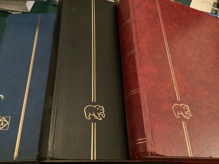Französische Kolonien  - Schöne Sammlung von Kolonien mit besseren Klassikern in drei Einsteckbüchern - Yvert
