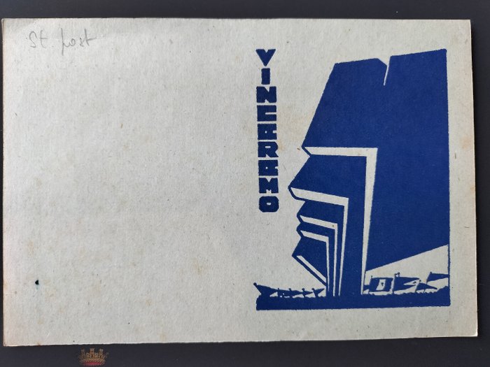 Faschismus-Futurismus gewinnt Profil - Postkarte - 1942-1942