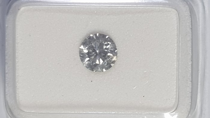 1 pcs 鑽石 - 0.50 ct - 明亮型 - F(近乎無色) - I1