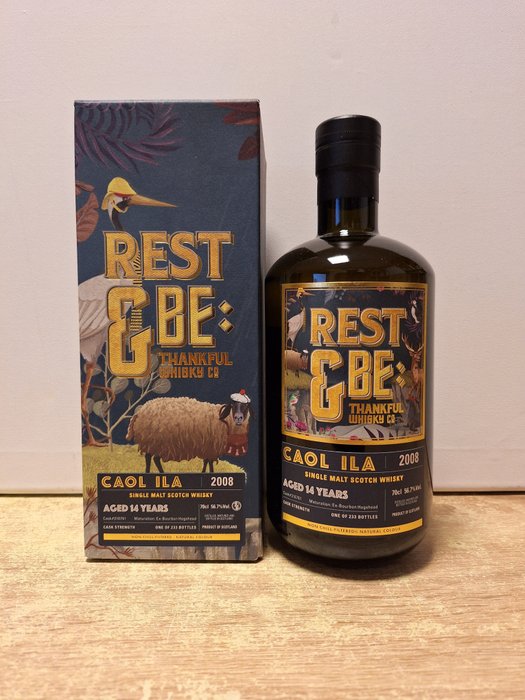 Caol Ila 2008 14 years old - Single Cask no. 310761 - Cask Strength - Rest & Be Thankful Whisky Co.  - b. 2023  - 70 cl