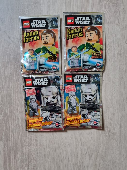 LEGO - Star Wars - 911719, 911721 - Star Wars Minifiguren Kanan Jarrus en Imperial Combat Driver - 2010-2020 - 丹麥