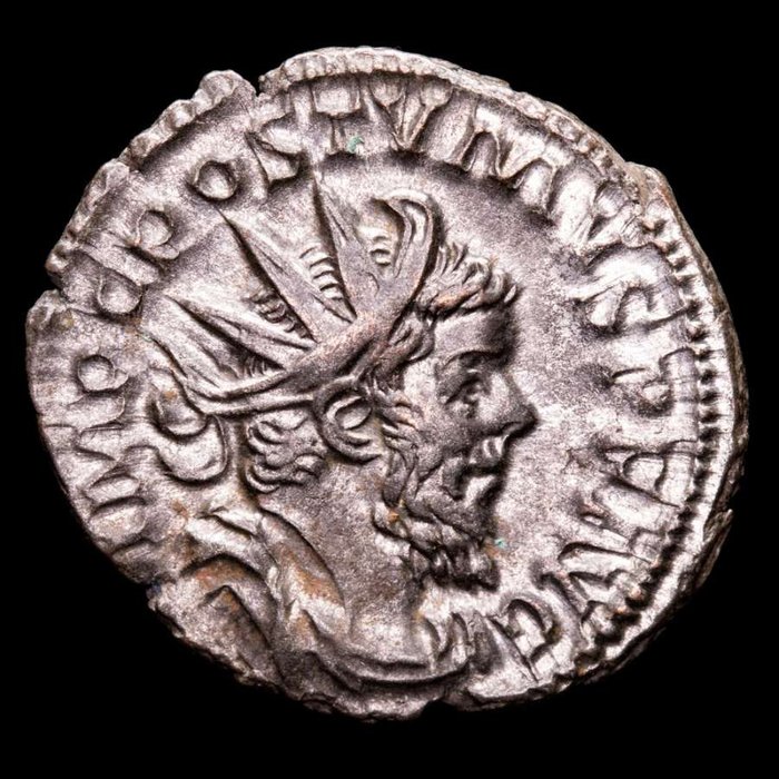 羅馬帝國. 波斯圖穆斯 (AD 260-269). Antoninianus Treveri mint. MONETA AVG  (沒有保留價)