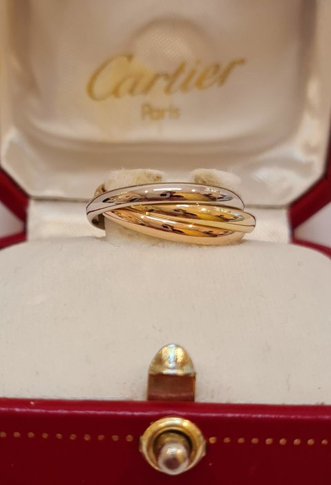 没有保留价 - Cartier - 戒指 - 18K包金 玫瑰金, 白金, 黄金 